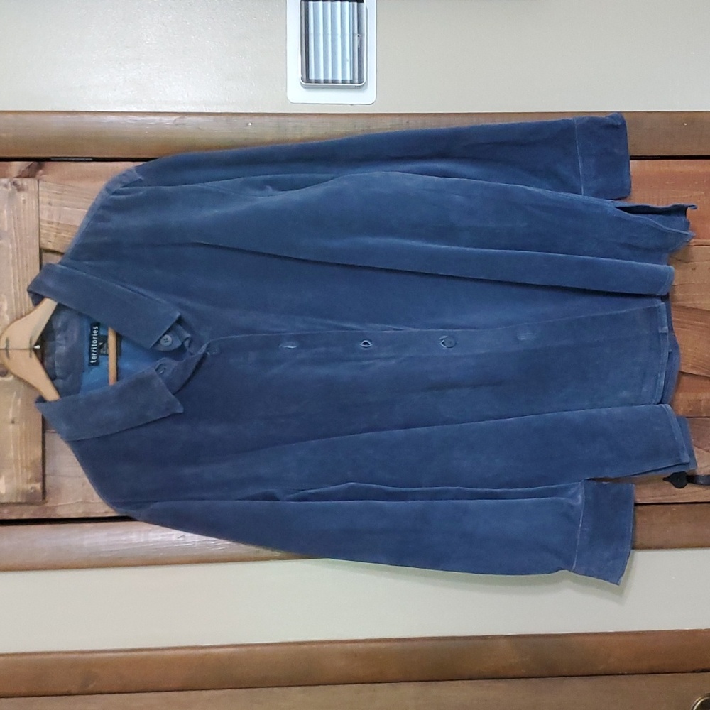 Territories vintage suede leather Jacket